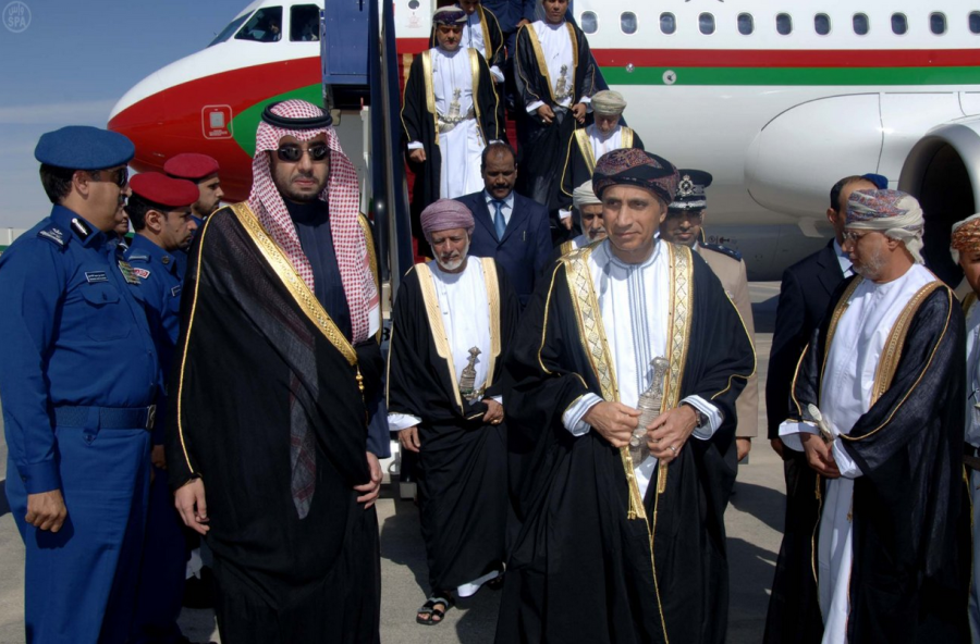 arrival Deputy Prime Minister for Cabinet Affairs of Oman HH Fahd bin Mahmoud Al Said, and his accompanying delegation
