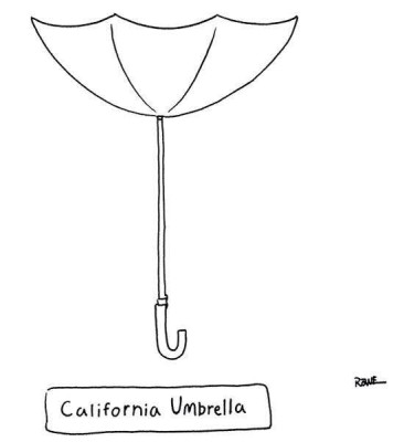 A satirical cartoon from the New Yorker on California's water challenges.