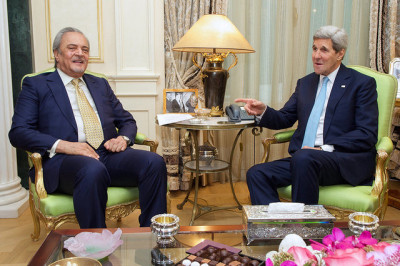 Secretary of State John Kerry and HRH Prince Saud al-Faisal.