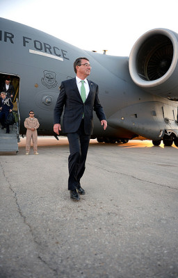 U.S. Secretary of Defense Ash Carter in Jordan on Tuesday, July 21, 2015. 