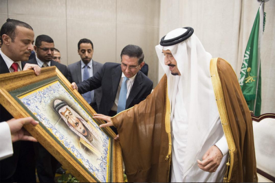 King Salman in the United States in September 2015.