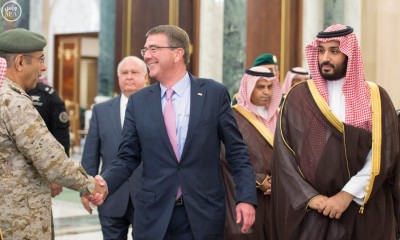 The Deputy Crown Prince will meet with Ash Carter and other defense leaders this week.