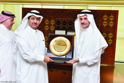 Eng. Omar Bahlaiwa and Khalid Al-Otaibi in Riyadh. 