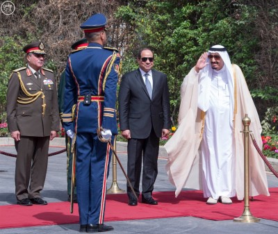 King Salman in Egypt in 2016.