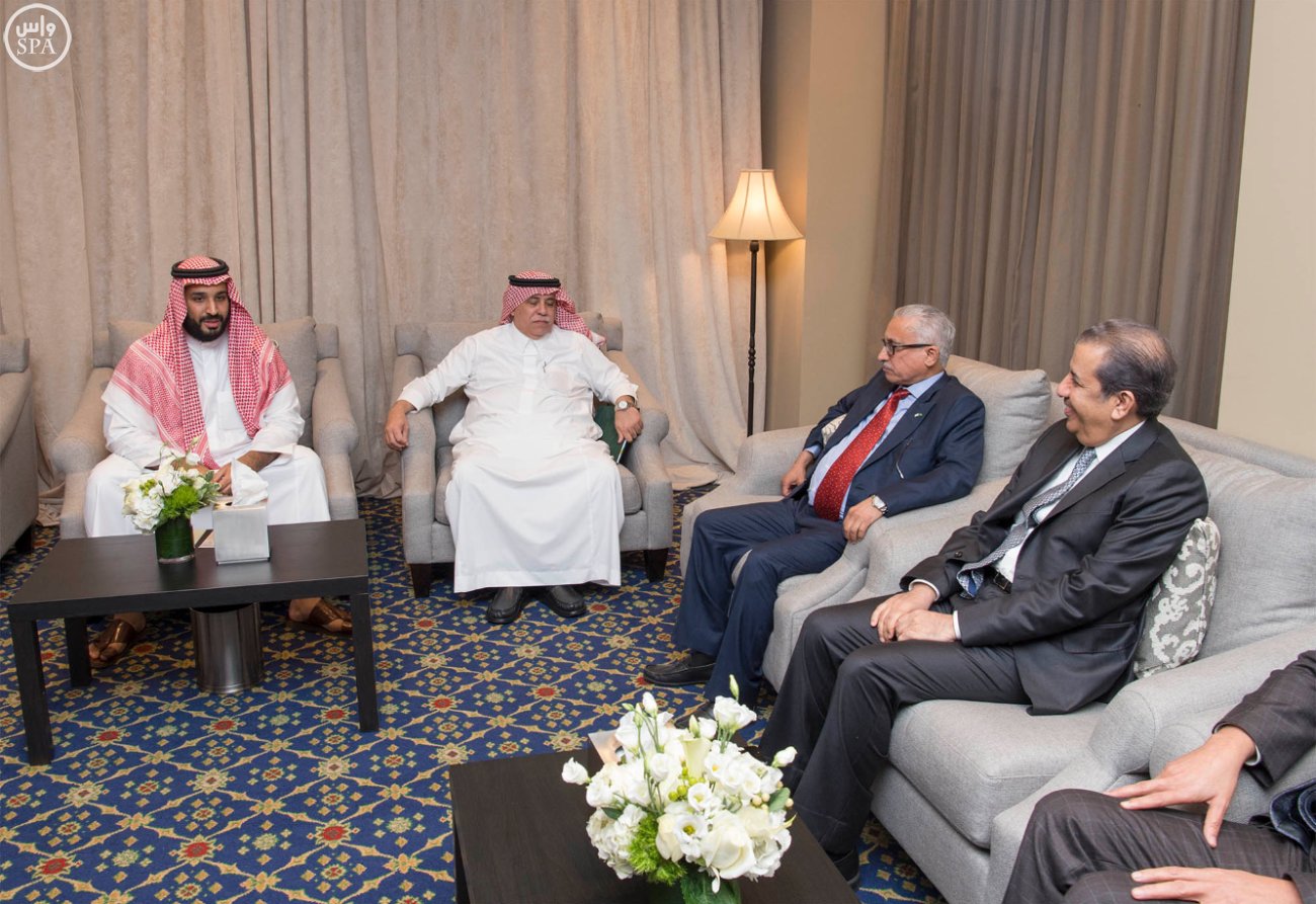 Deputy Crown Prince Mohammed bin Salman also met with Saudi business leaders in New York yesterday. 