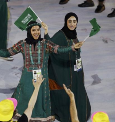Attar at the Olympic Games.
