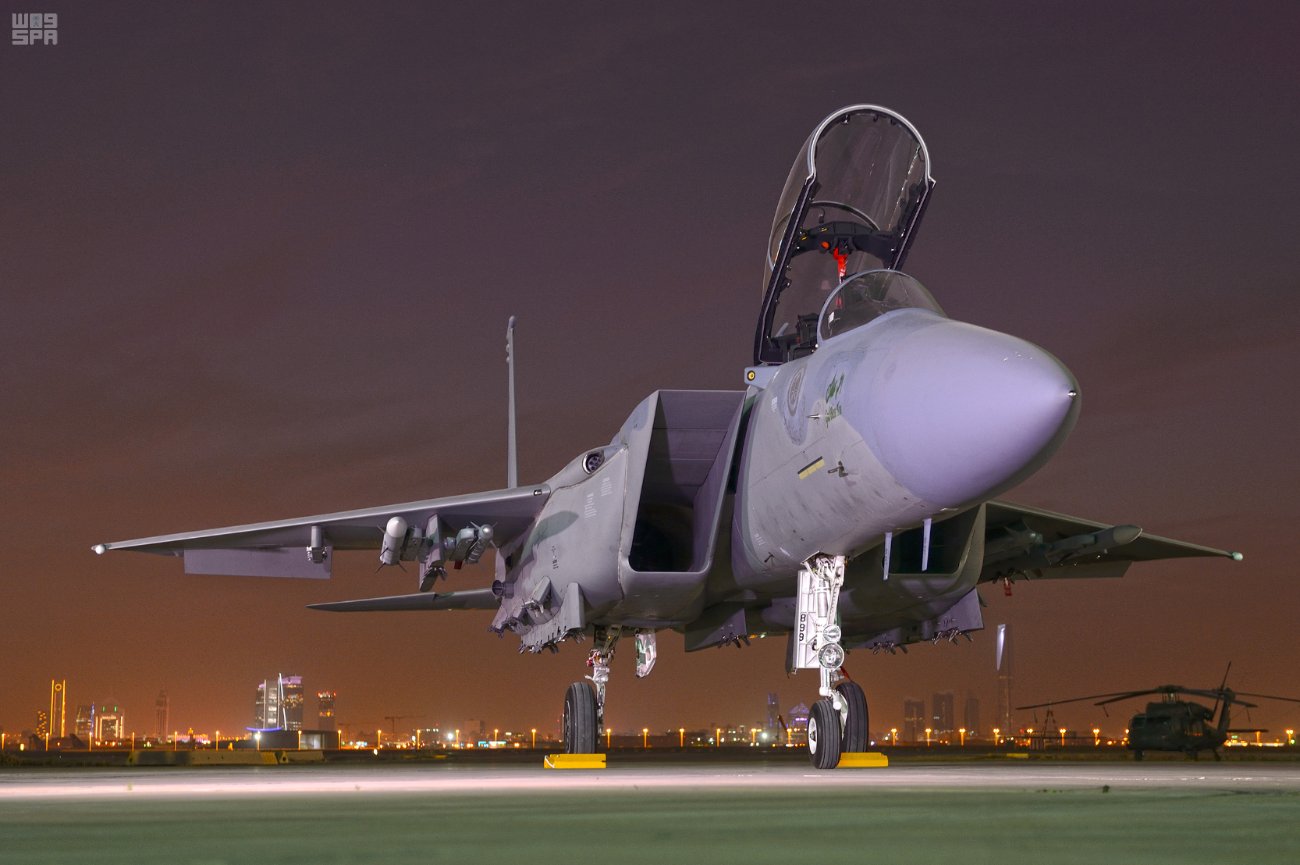 The newest additions to Saudi Arabia's air force on display in Riyadh.