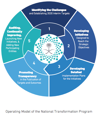 Saudi Arabia's National Transformation Program operating model.