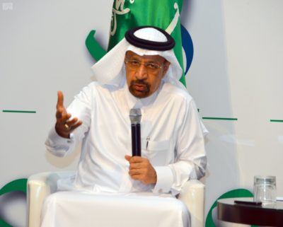 Khalid Al-Falih, Saudi Arabia's Minister of Energy, Industry, and Mineral Resources. 