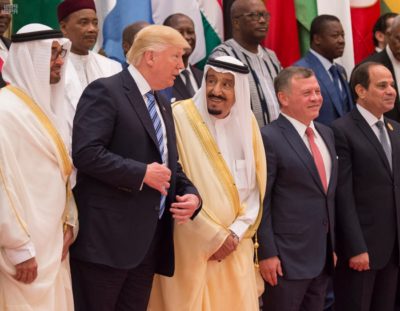 President Trump and King Salman.