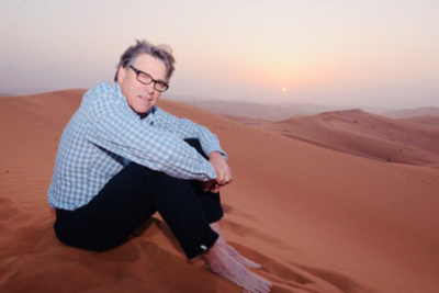 Secretary Perry in the Saudi desert.