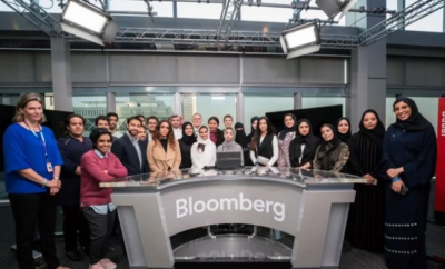 Students at the Bloomberg/MiSK course in Dubai. Photo via Arab News.