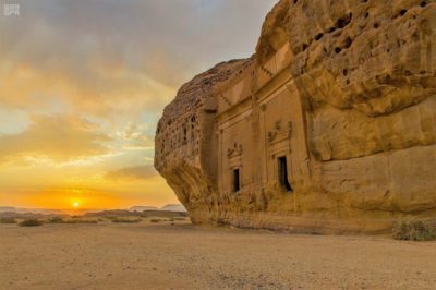  In the first of the wonders of Arabia, Aramcoexpats.com chose Madain Saleh, an archaeological site located in Al-Ula, in the Madinah Region in the Hejaz, Saudi Arabia.
