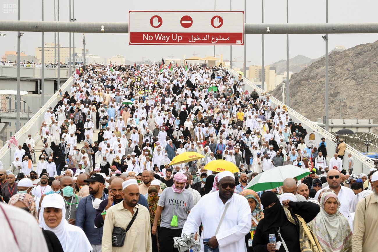 The 2019 Hajj saw over 2.5 million pilgrims.