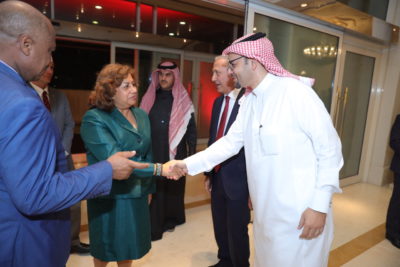Abdulrahman al-Ghabban, Bechtel's country manager for Saudi Arabia, at the re-opening of the company's Khobar office.