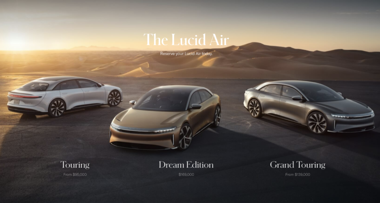 The Lucid Air.