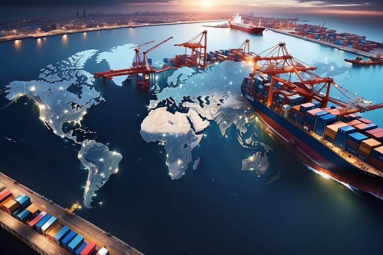 Global Logistics and Transportation Network Connection