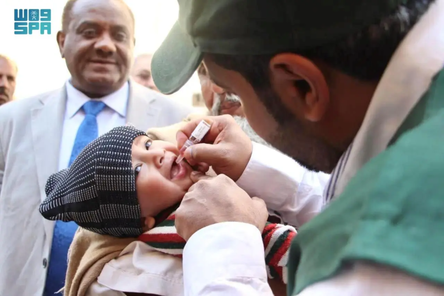 KSA Relief, polio vaccinations